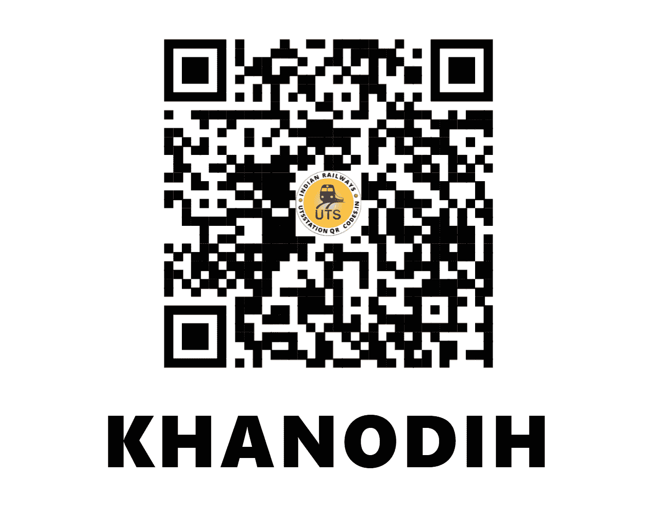 UTS QR Code for KHANODIH - KNF (SE - JHARKHAND)