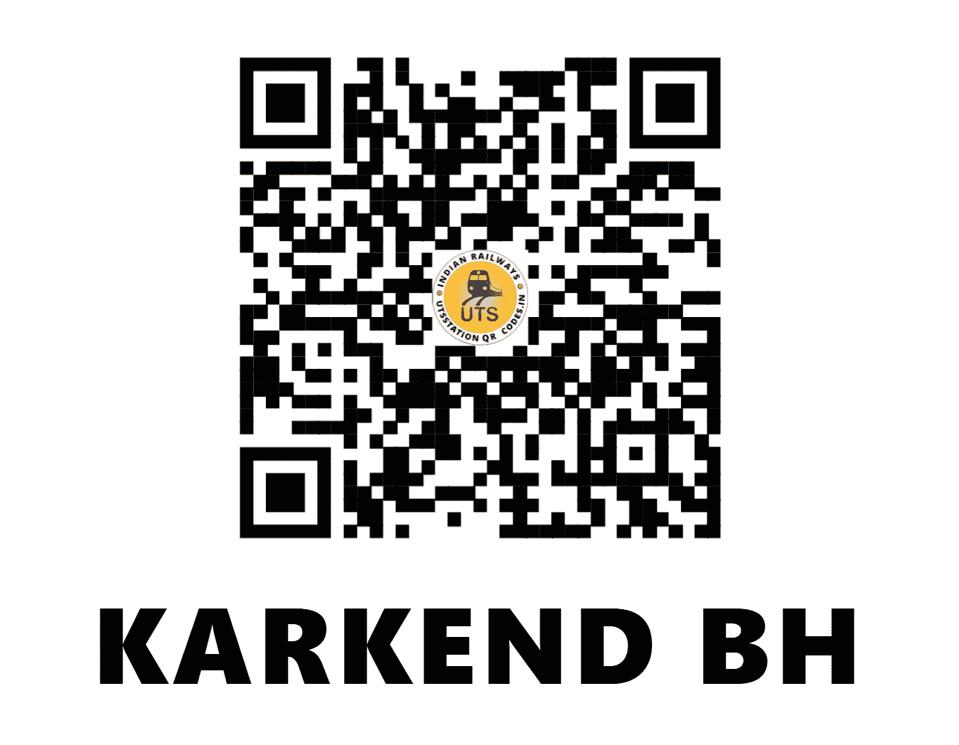 UTS QR Code for KARKEND BH - KRKN (SE - JHARKHAND)