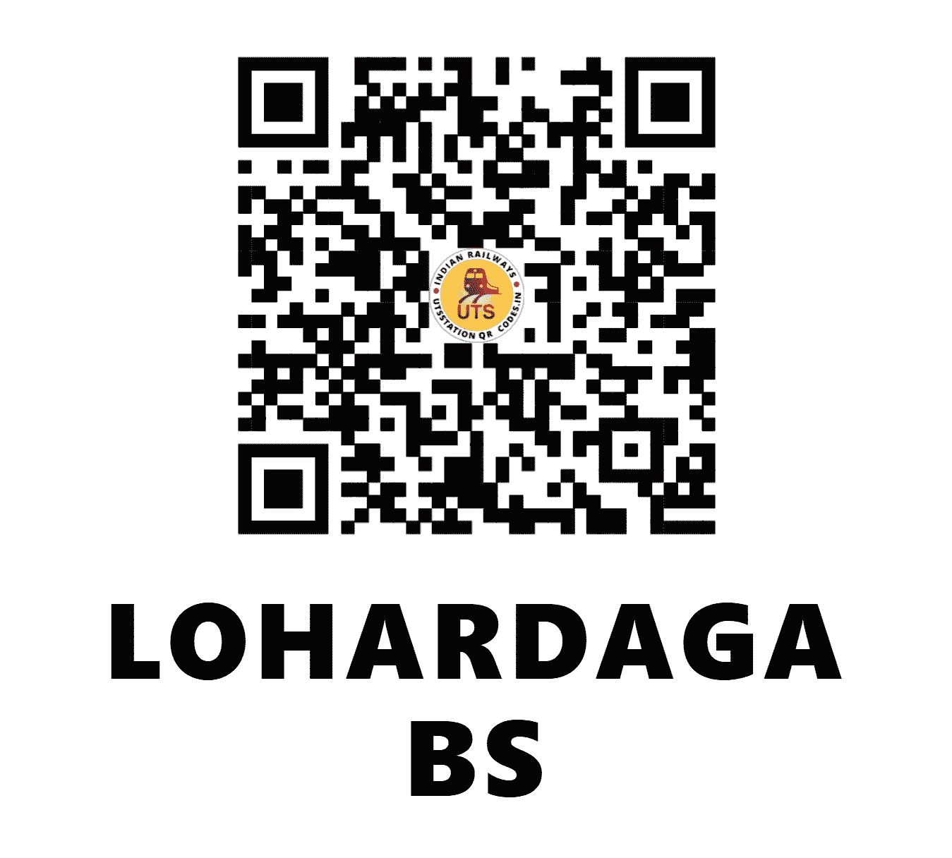 UTS QR Code for LOHARDAGA  BS - LAD (SE - JHARKHAND)