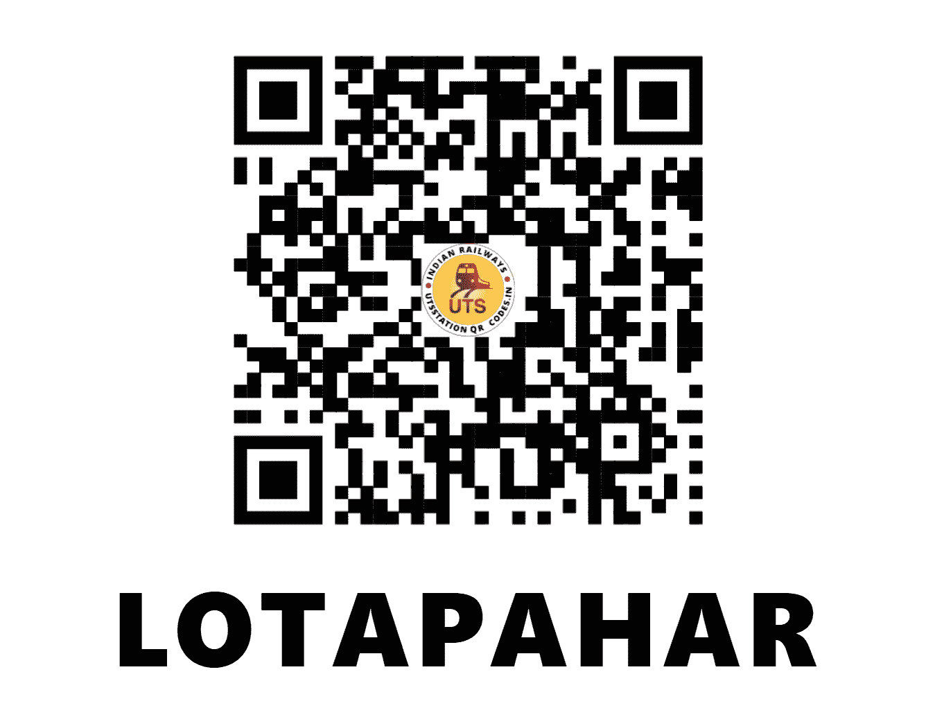 UTS QR Code for LOTAPAHAR - LPH (SE - JHARKHAND)