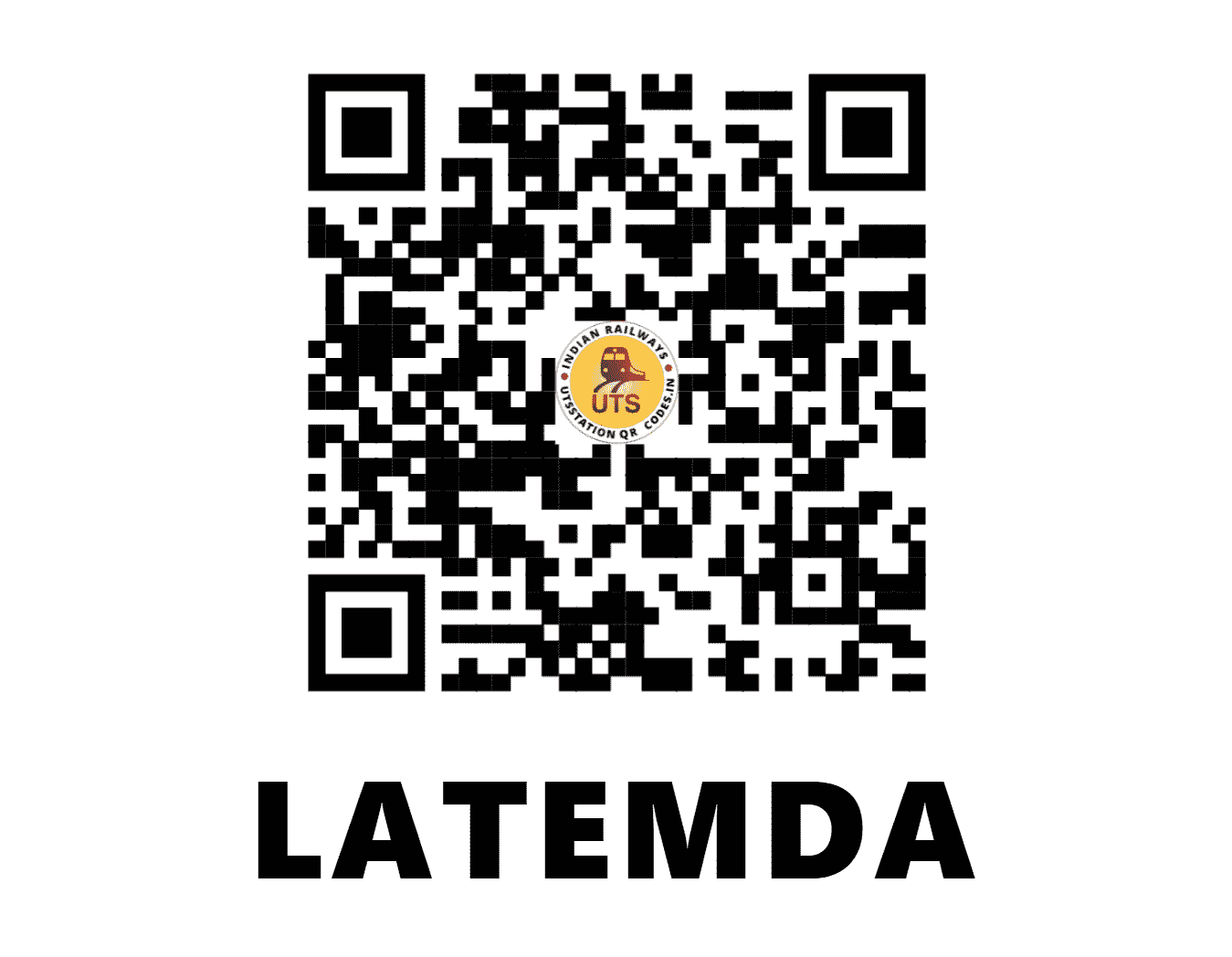 UTS QR Code for LATEMDA - LTMD (SE - JHARKHAND)