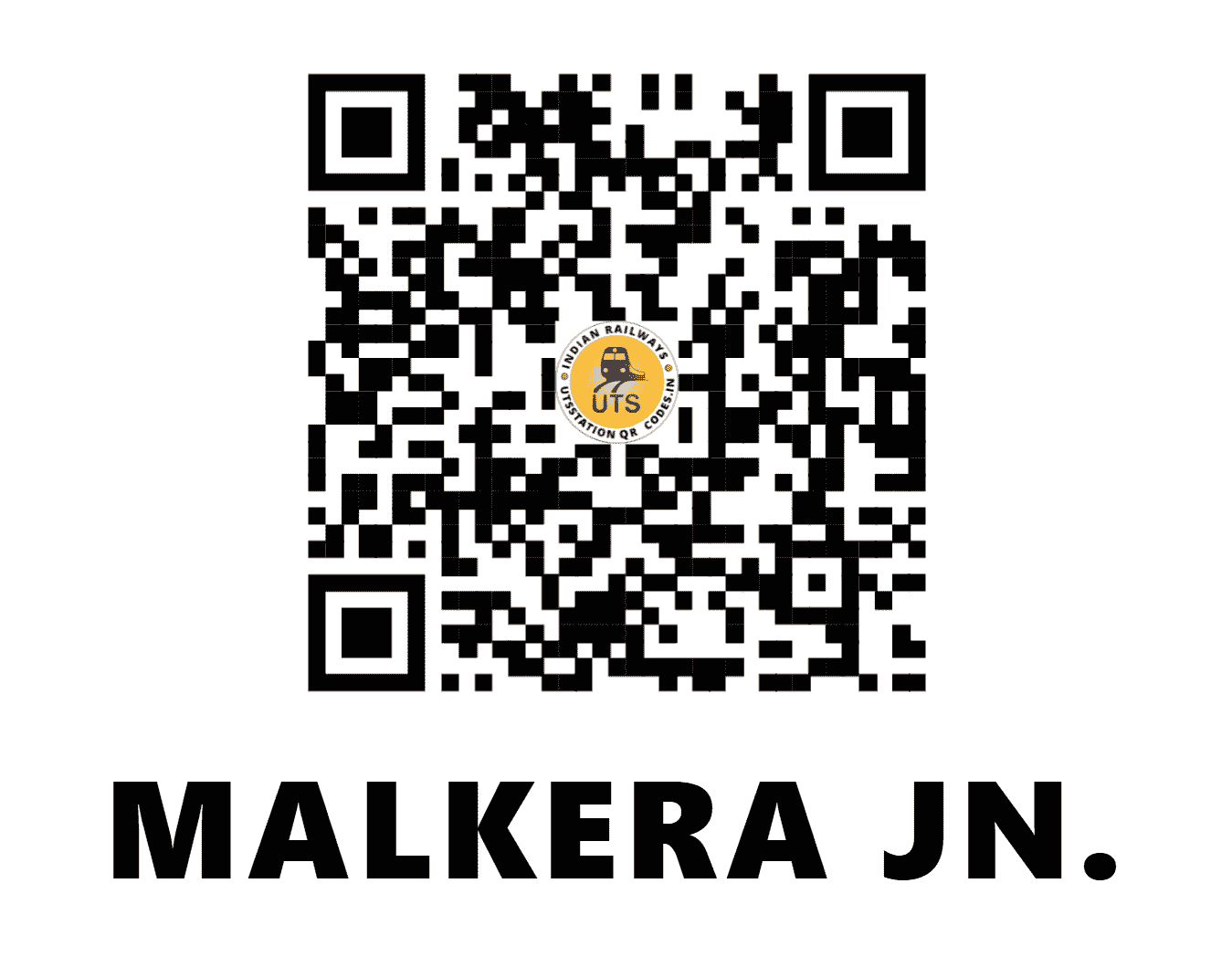 UTS QR Code for MALKERA JN. - MLQ (SE - JHARKHAND)