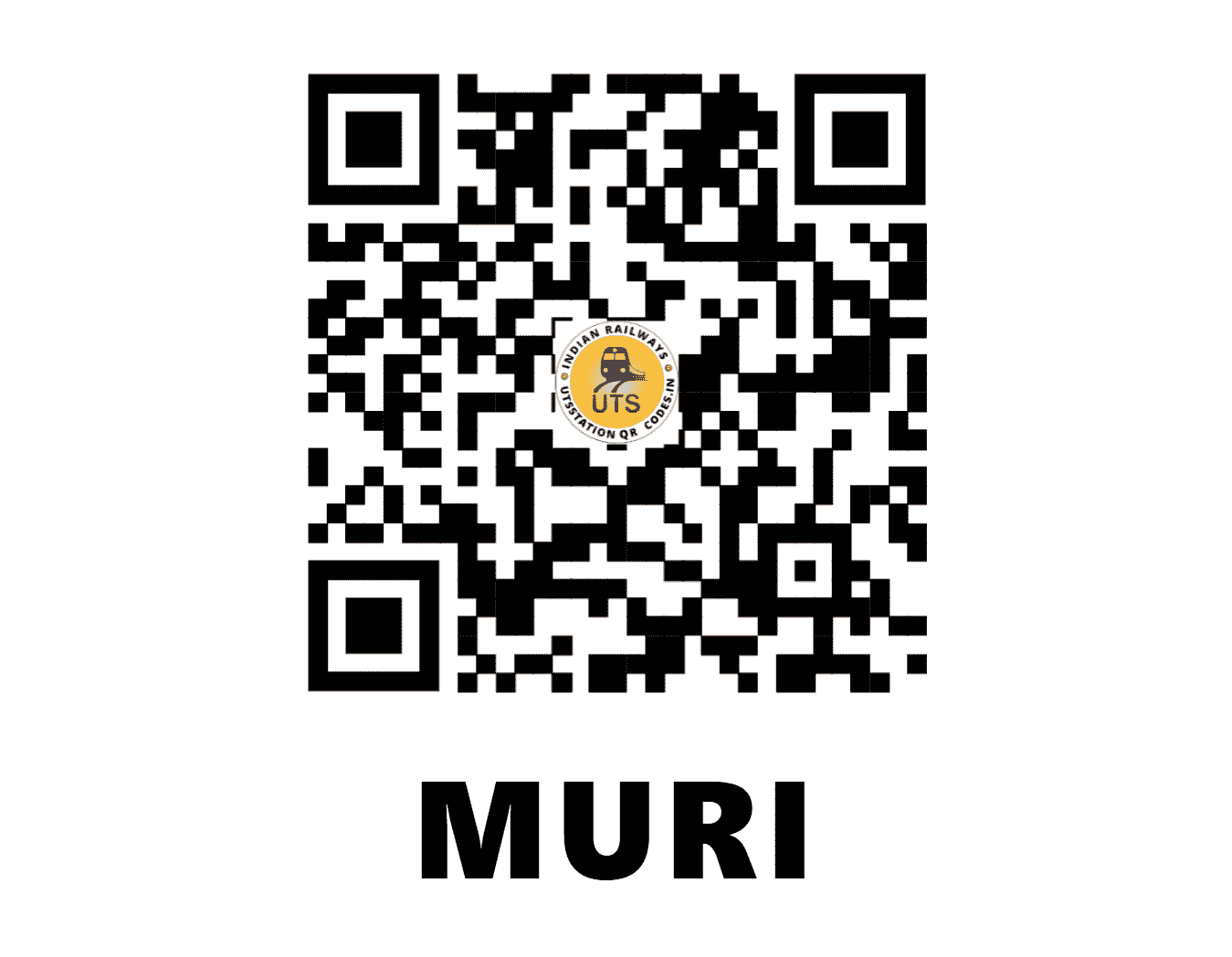 UTS QR Code for MURI - MURI (SE - JHARKHAND)