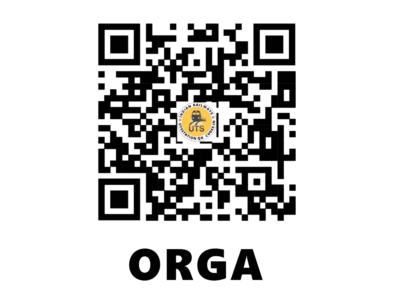 UTS QR Code for ORGA - ORGA (SE - JHARKHAND)