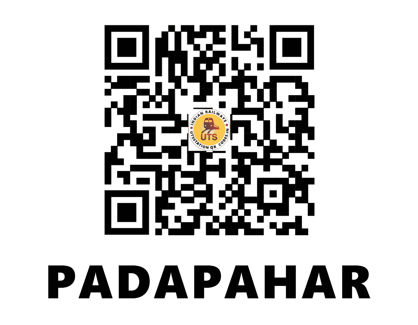 UTS QR Code for PADAPAHAR - PDPH (SE - JHARKHAND)