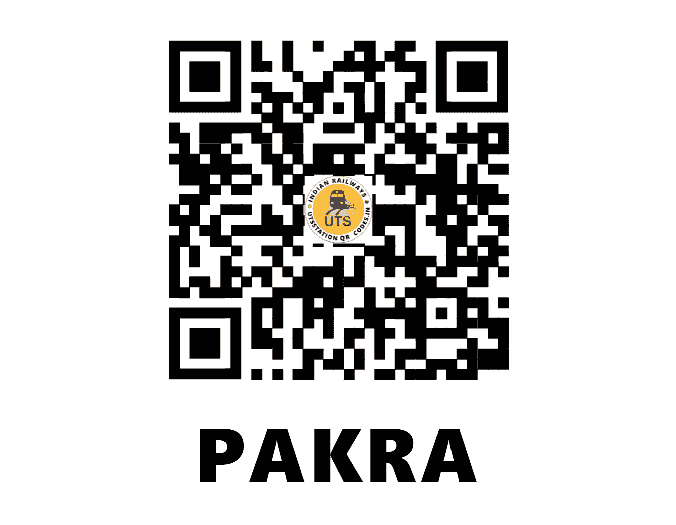 UTS QR Code for PAKRA - PKC (SE - JHARKHAND)