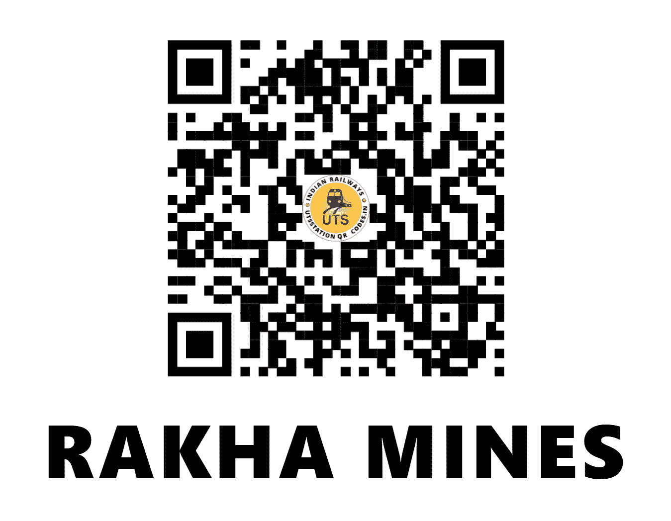 UTS QR Code for RAKHA MINES - RHE (SE - JHARKHAND)