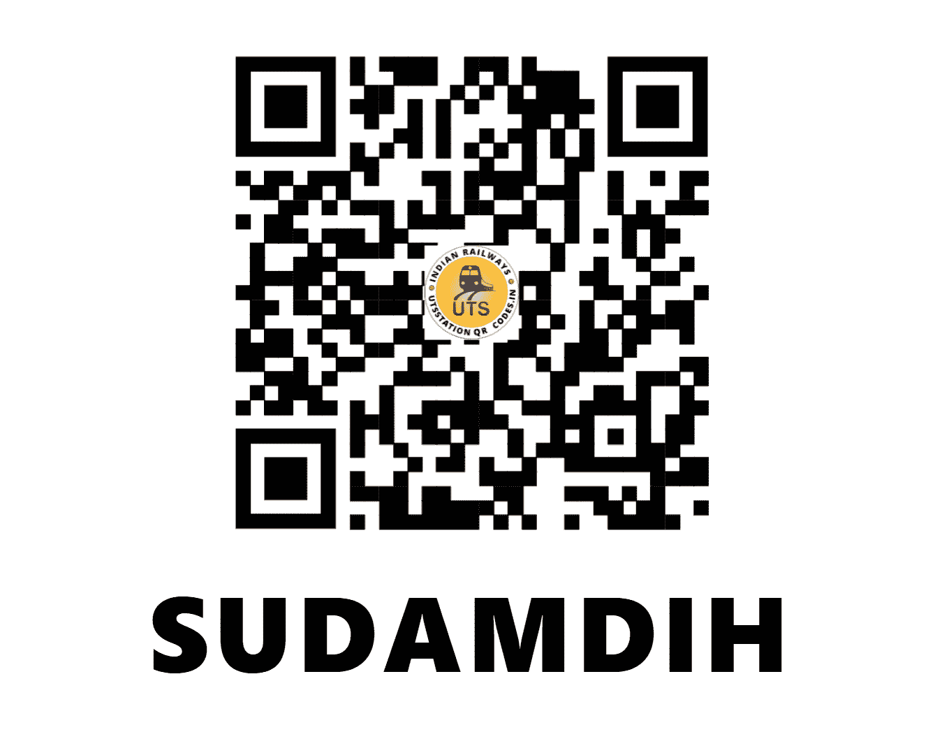 UTS QR Code for SUDAMDIH - SDMD (SE - JHARKHAND)