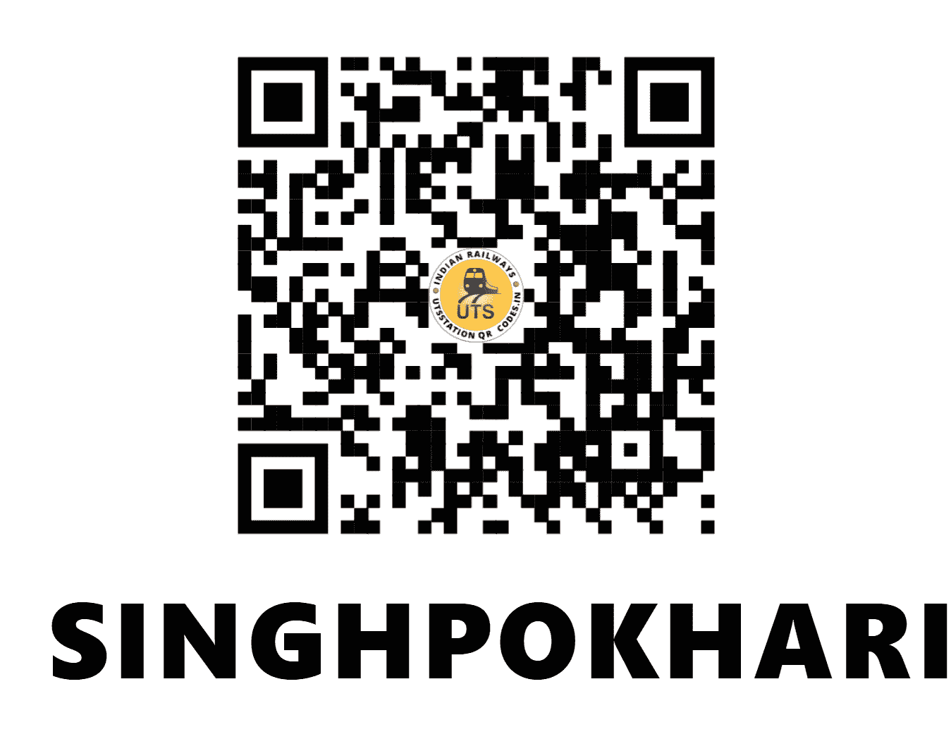 UTS QR Code for SINGHPOKHARIA - SIPA (SE - JHARKHAND)