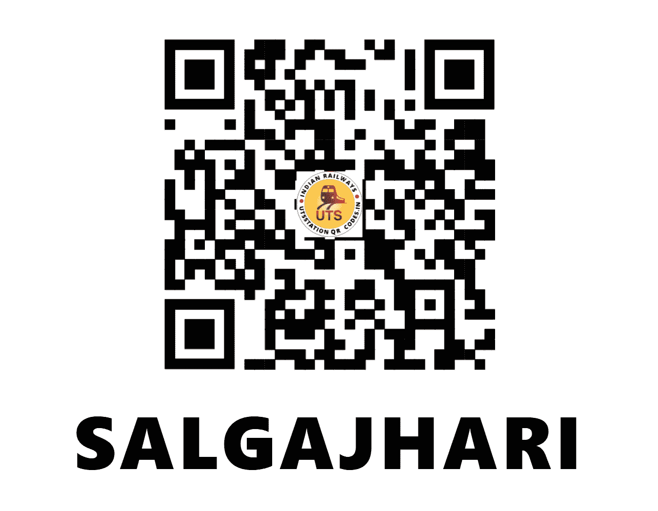 UTS QR Code for SALGAJHARI - SLJR (SE - JHARKHAND)