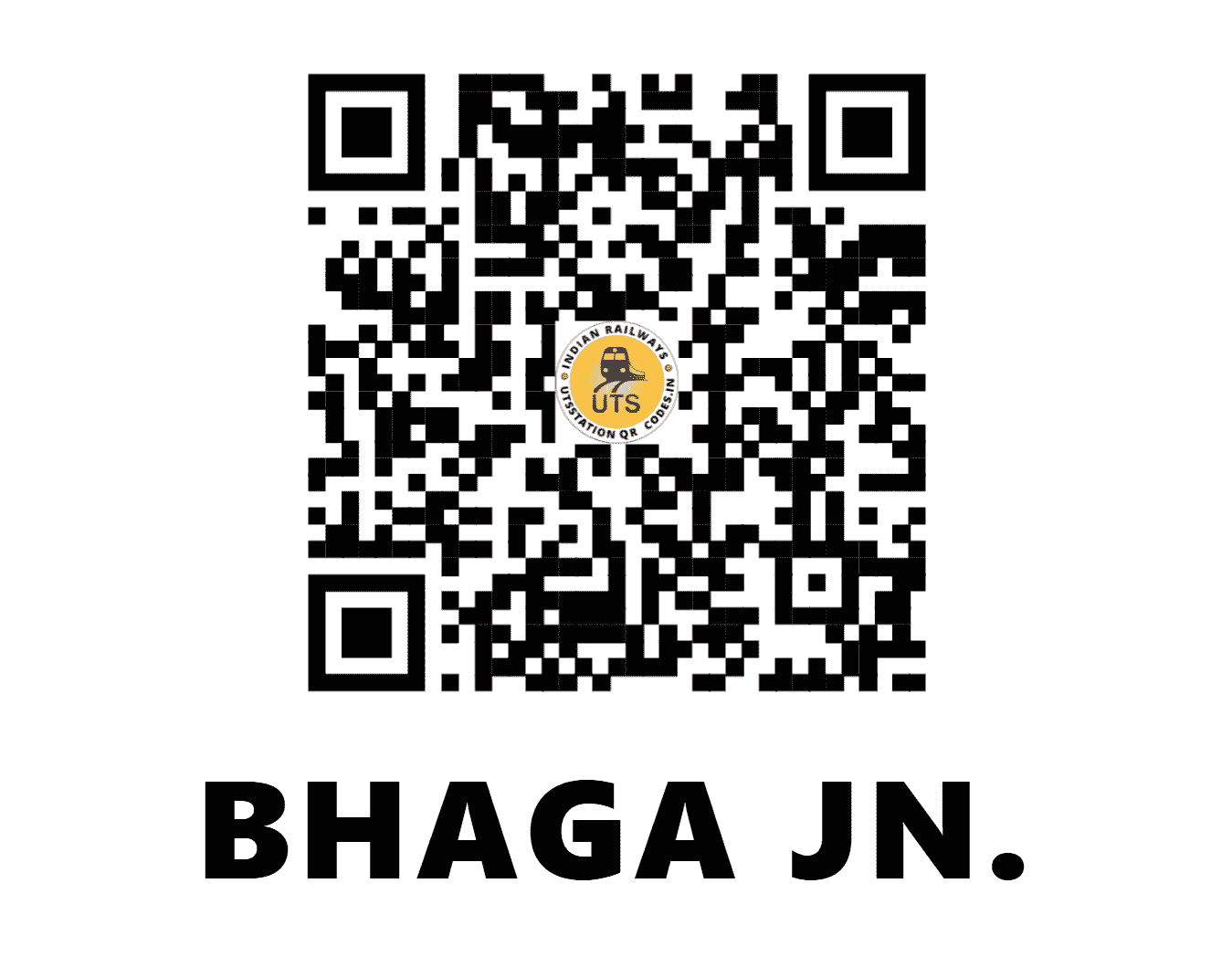 UTS QR Code for BHAGA JN. - VAA (SE - JHARKHAND)