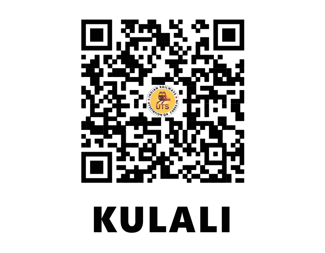 UTS QR Code for KULALI - KUI (CR - KARNATAKA)