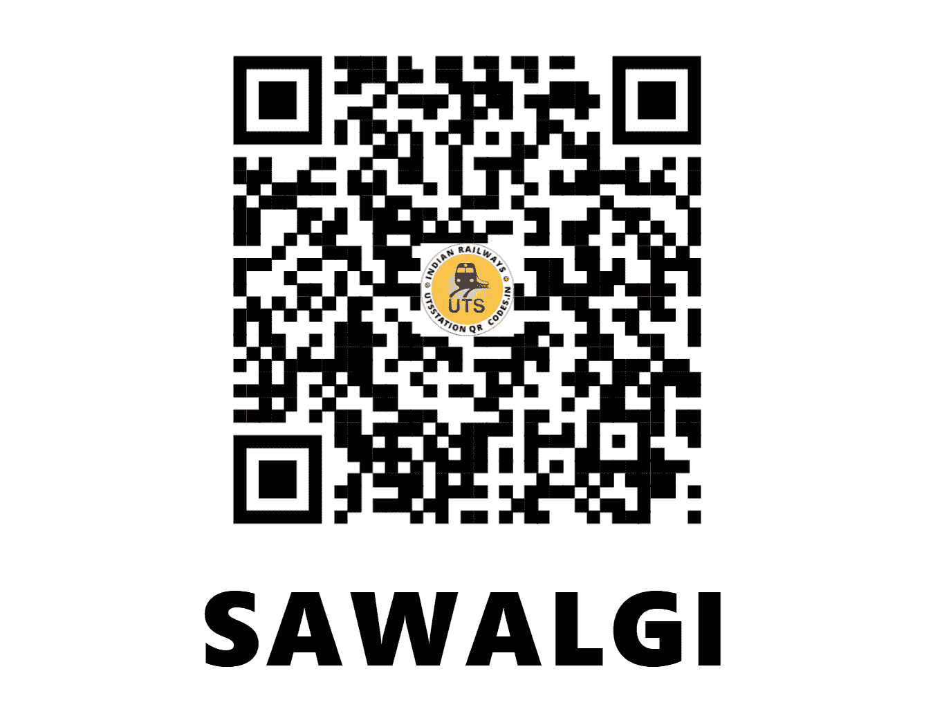 UTS QR Code for SAWALGI - SVG (CR - KARNATAKA)