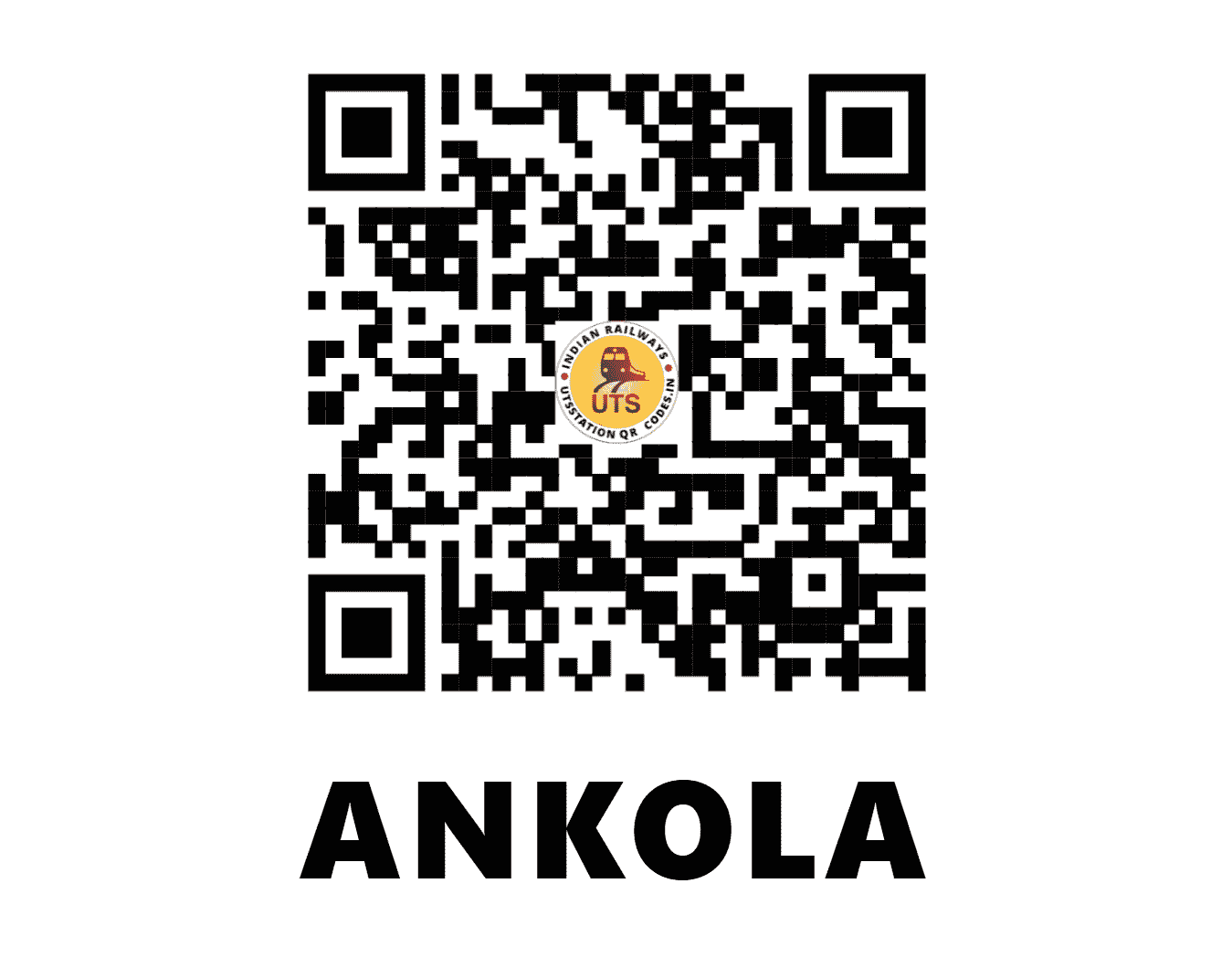 UTS QR Code for ANKOLA - ANKL (KR - KARNATAKA)
