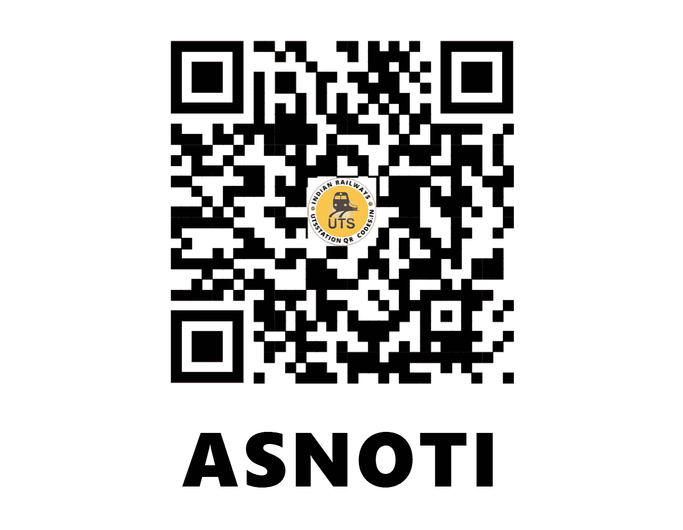 UTS QR Code for ASNOTI - AT (KR - KARNATAKA)