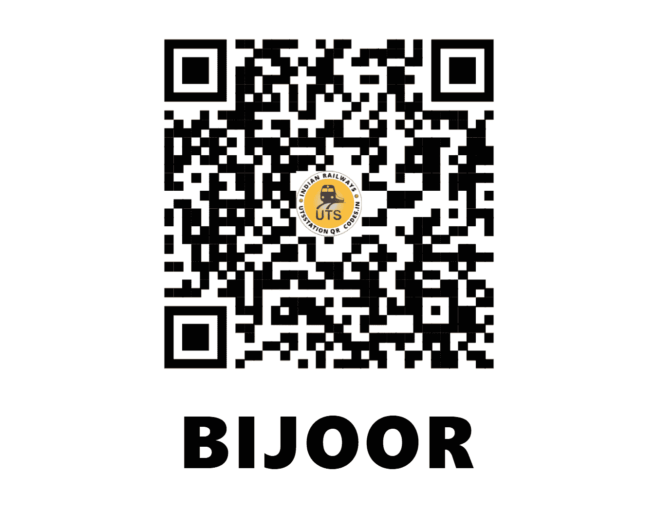 UTS QR Code for BIJOOR - BIJR (KR - KARNATAKA)
