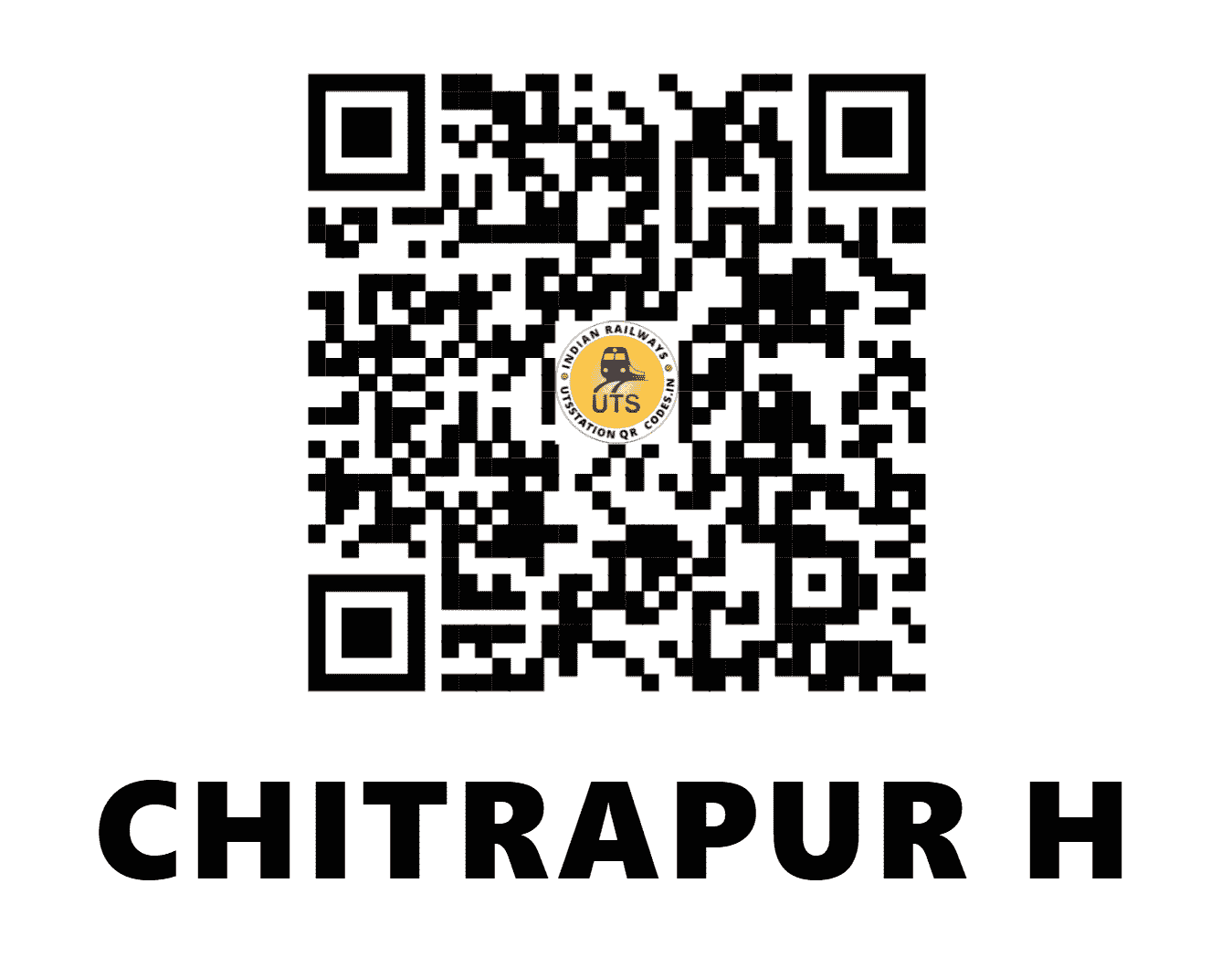 UTS QR Code for CHITRAPUR H - CTTP (KR - KARNATAKA)