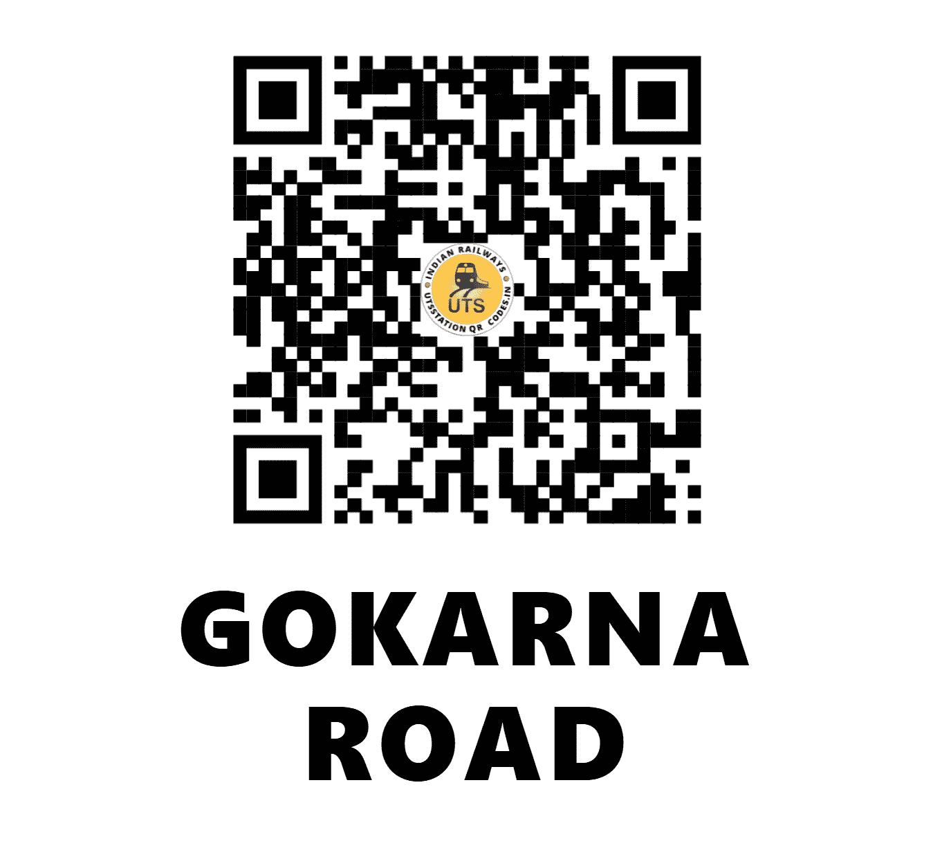 UTS QR Code for GOKARNA ROAD - GOK (KR - KARNATAKA)
