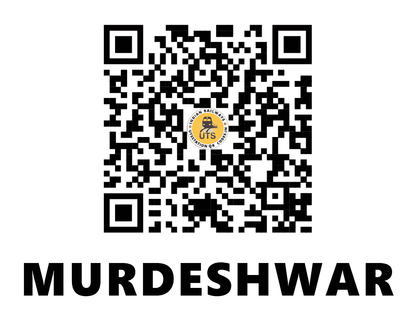 UTS QR Code for MURDESHWAR - MRDW (KR - KARNATAKA)
