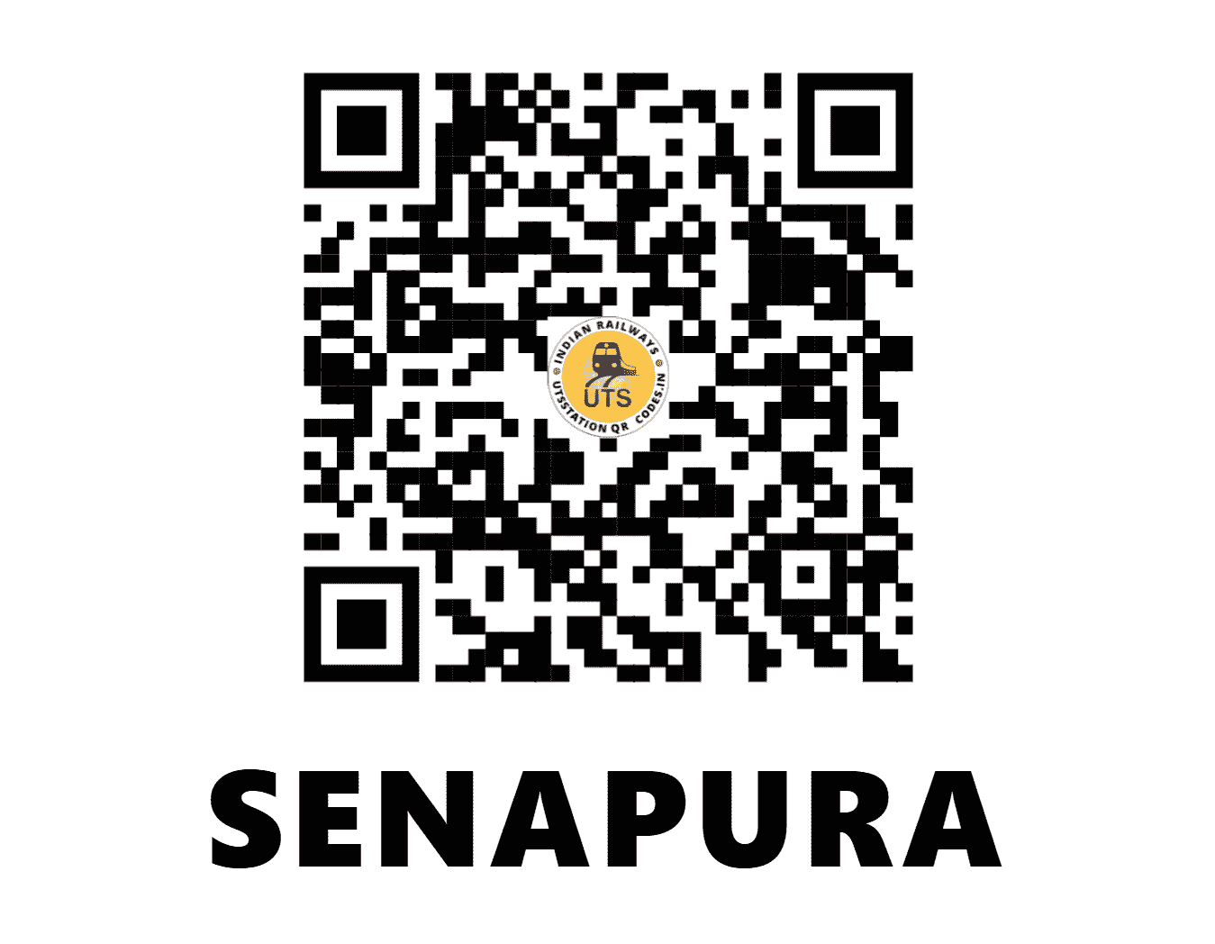 UTS QR Code for SENAPURA - SEN (KR - KARNATAKA)