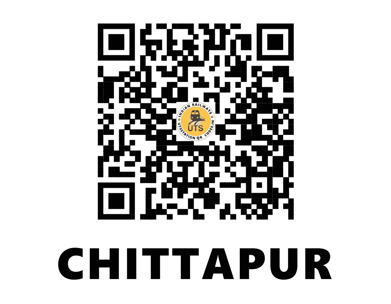 UTS QR Code for CHITTAPUR - CT (SC - KARNATAKA)