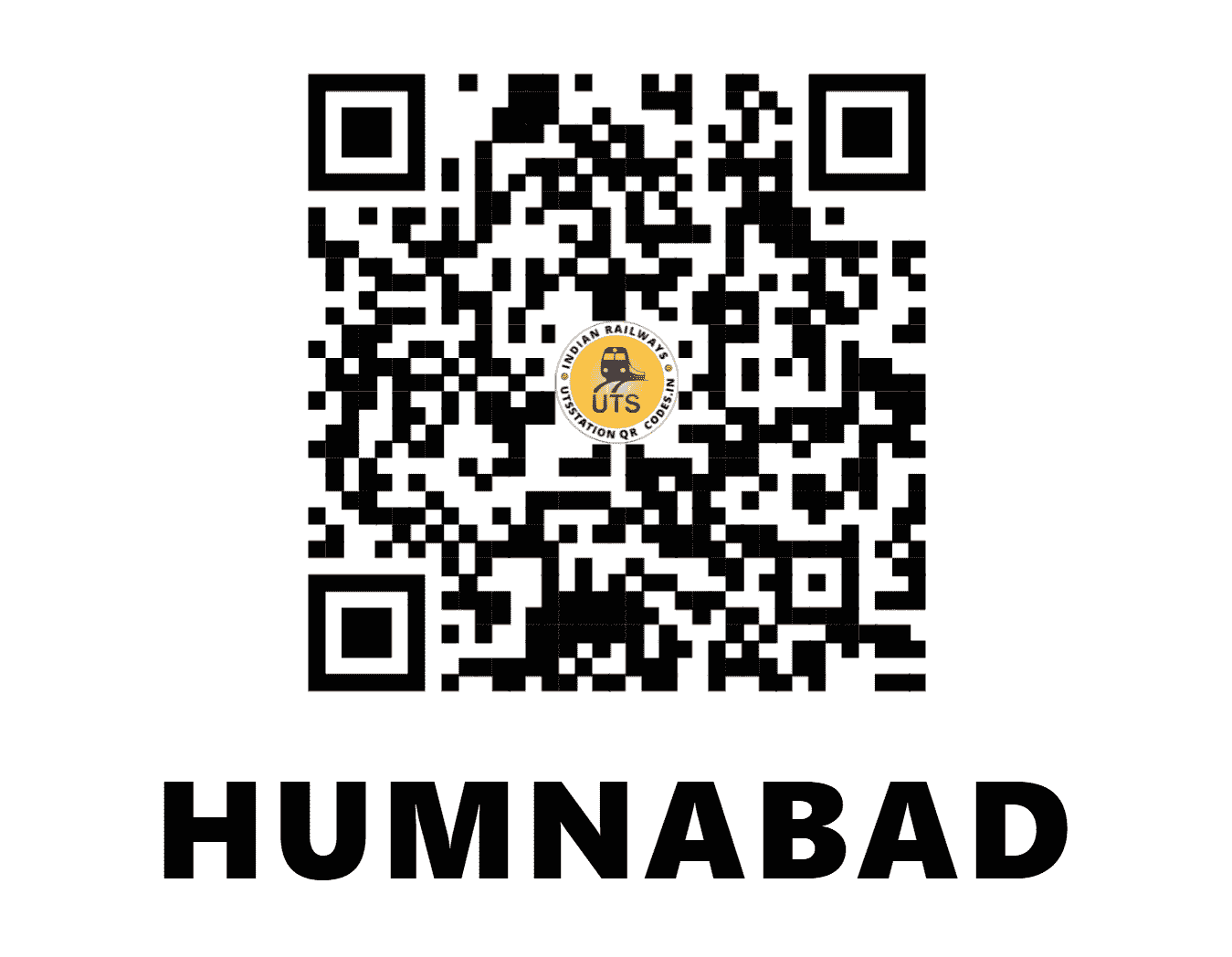 UTS QR Code for HUMNABAD - HMBD (SC - KARNATAKA)