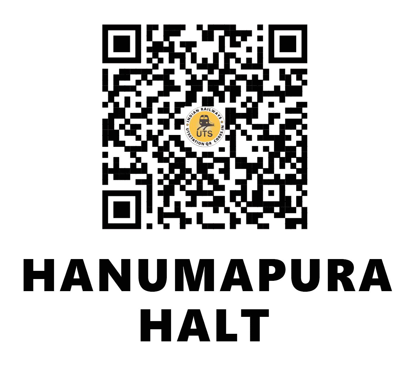 UTS QR Code for HANUMAPURA HALT - HPH (SC - KARNATAKA)