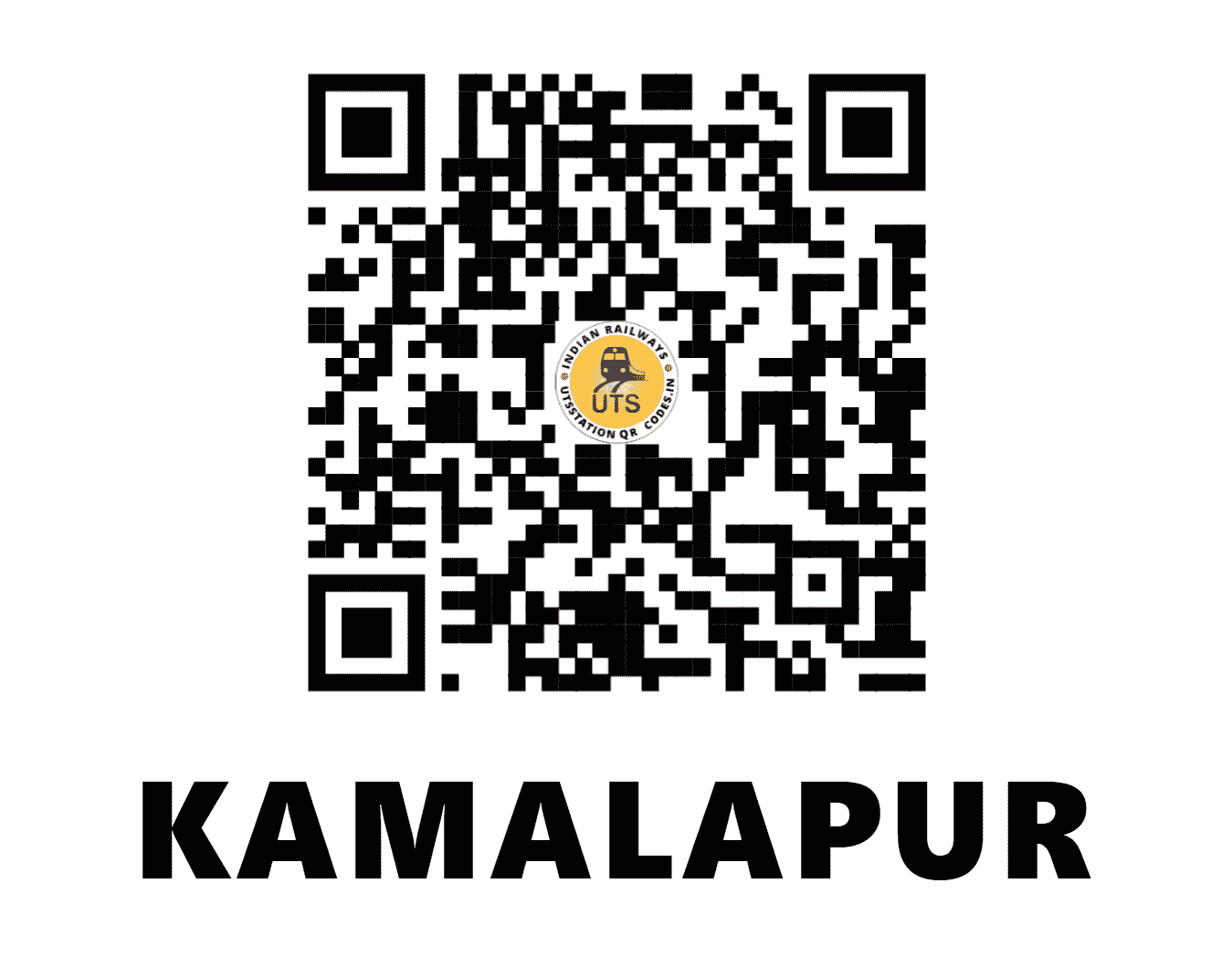 UTS QR Code for KAMALAPUR - KMPU (SC - KARNATAKA)