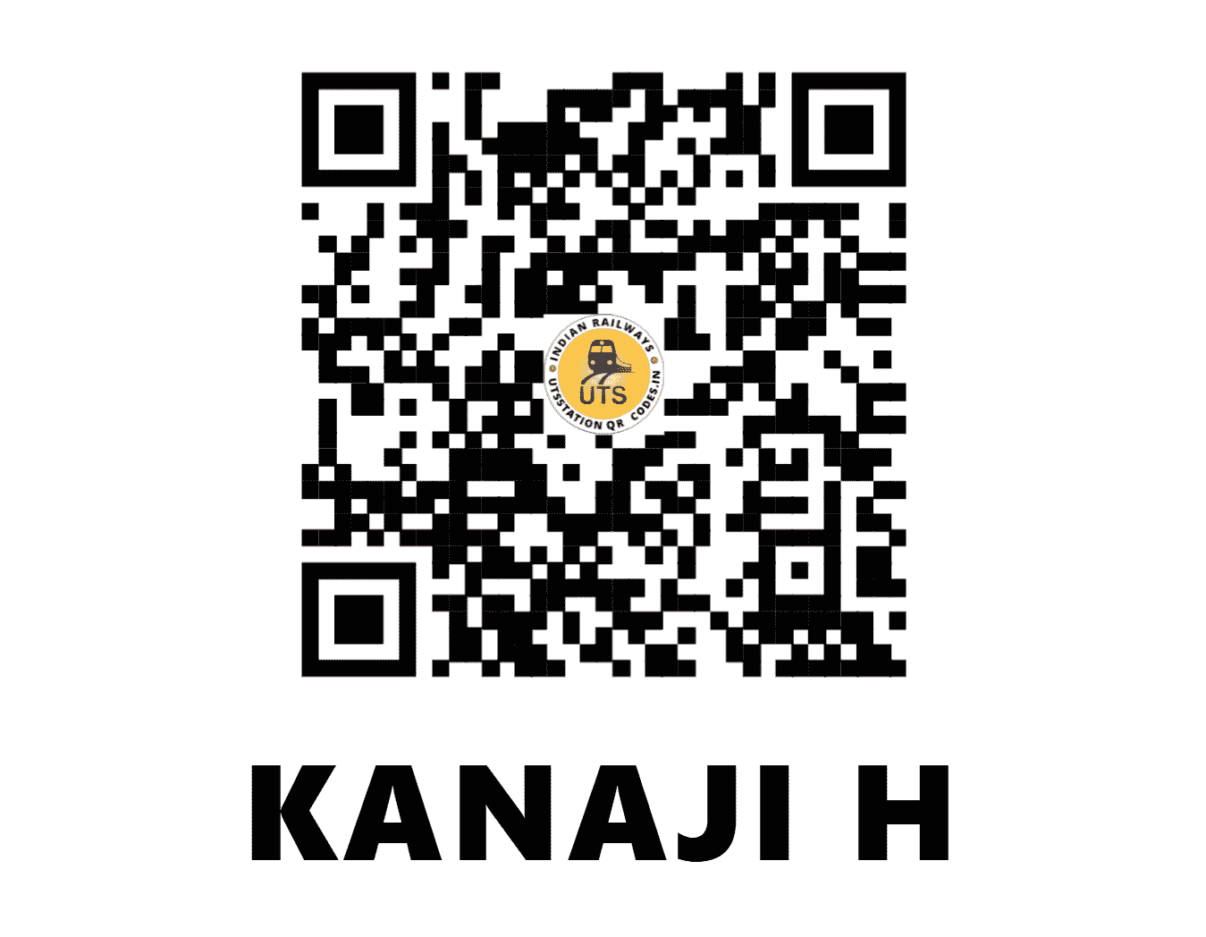 UTS QR Code for KANAJI H - KNAJ (SC - KARNATAKA)