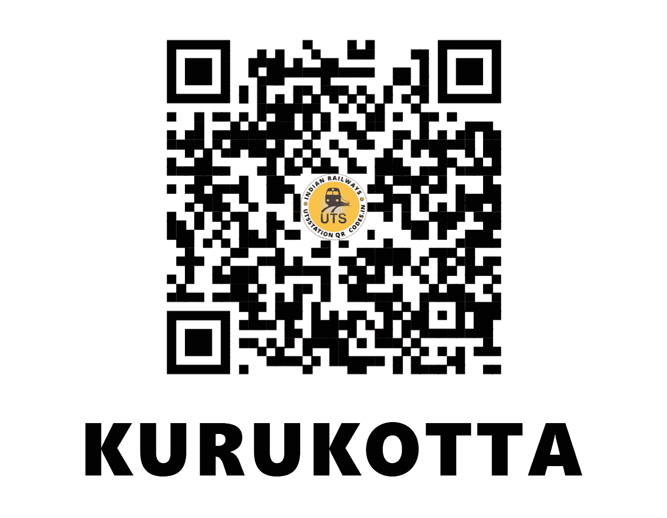 UTS QR Code for KURUKOTTA - KUKT (SC - KARNATAKA)