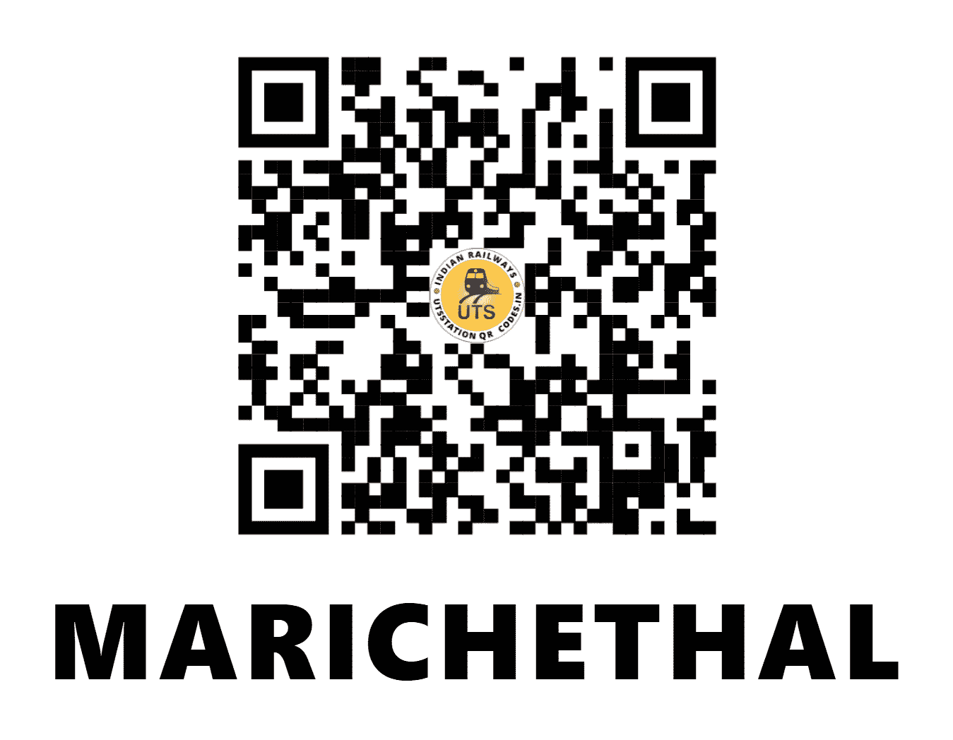 UTS QR Code for MARICHETHAL - MRC (SC - KARNATAKA)