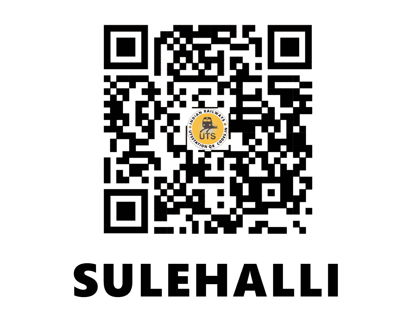 UTS QR Code for SULEHALLI - SUH (SC - KARNATAKA)