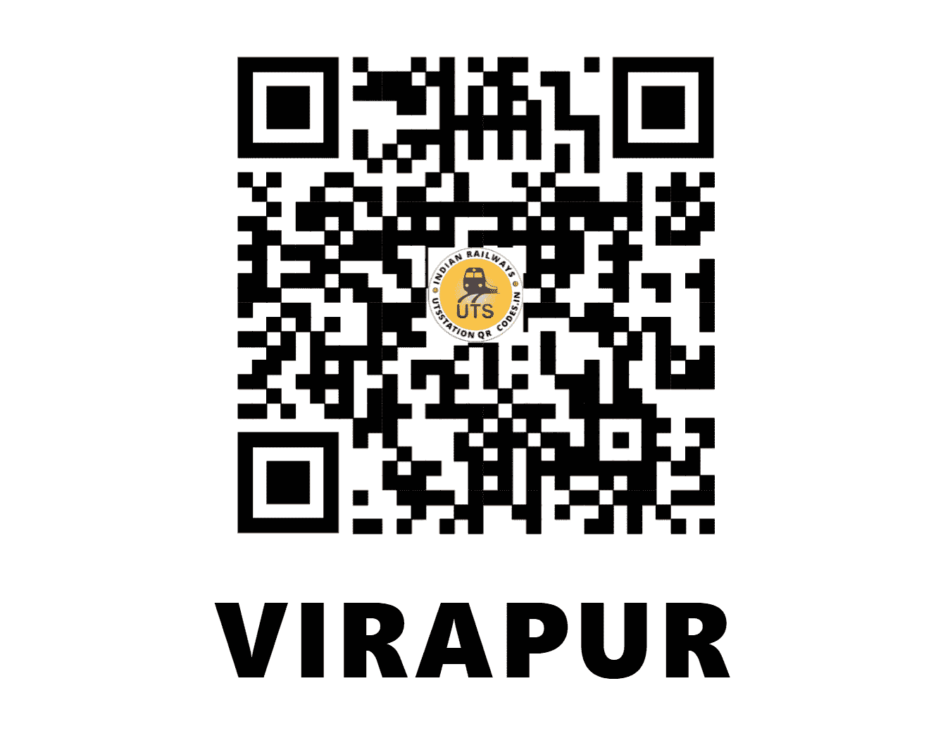 UTS QR Code for VIRAPUR - VP (SC - KARNATAKA)
