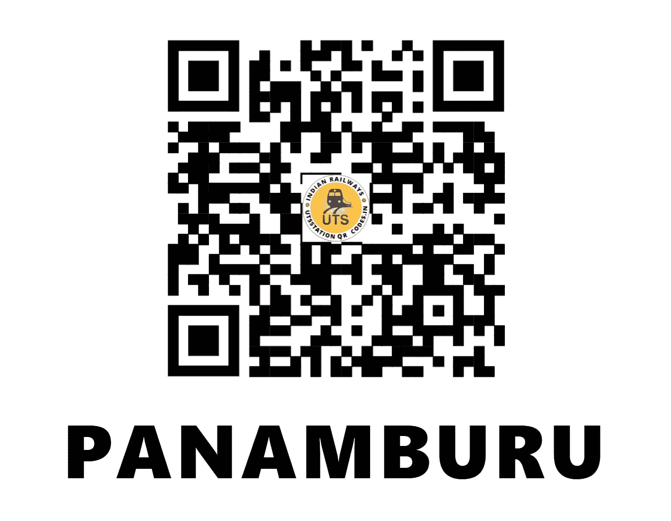 UTS QR Code for PANAMBURU - PNMB (SR - KARNATAKA)