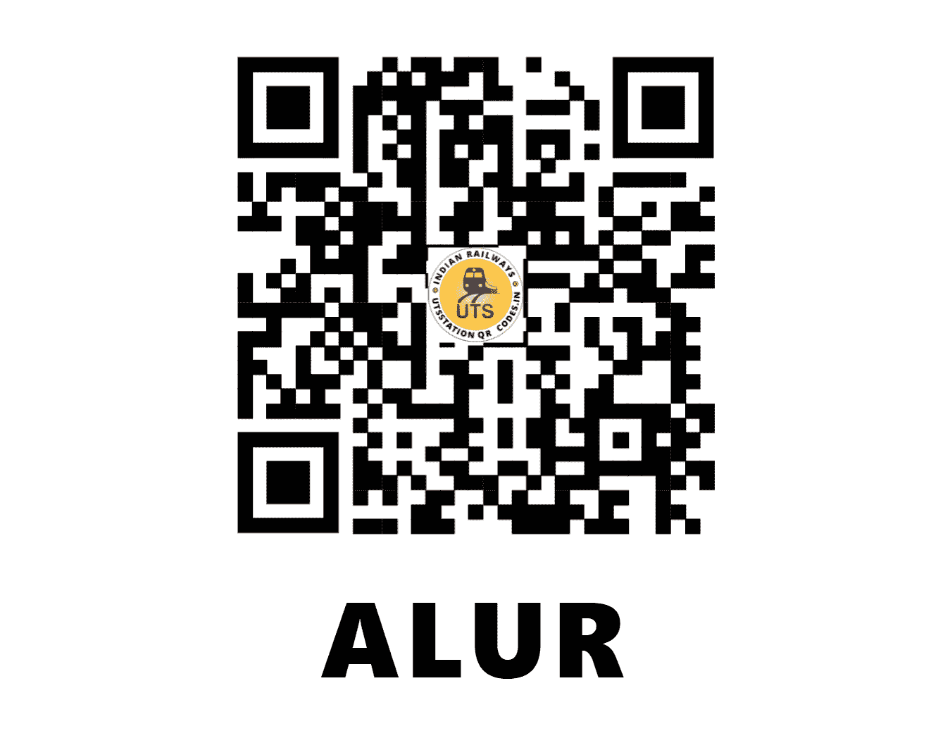 UTS QR Code for ALUR - ALUR (SW - KARNATAKA)