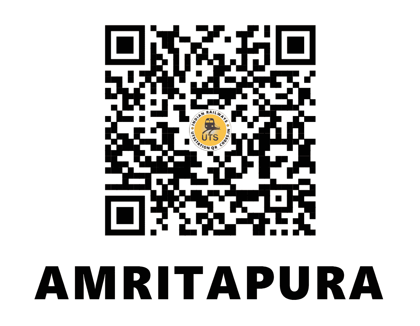 UTS QR Code for AMRITAPURA - AMC (SW - KARNATAKA)