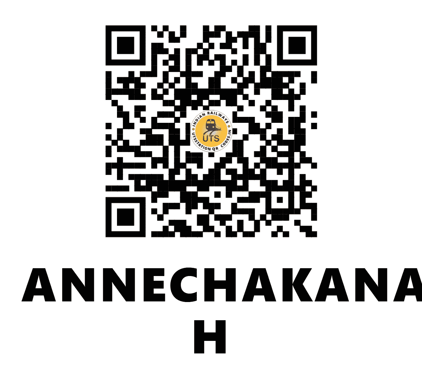 UTS QR Code for ANNECHAKANAHALLI H - ANC (SW - KARNATAKA)