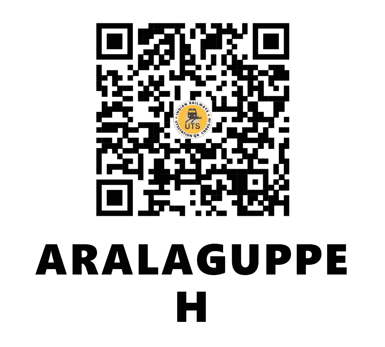 UTS QR Code for ARALAGUPPE H - ARGP (SW - KARNATAKA)