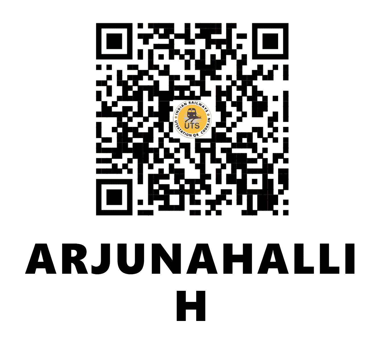 UTS QR Code for ARJUNAHALLI H - ARNH (SW - KARNATAKA)