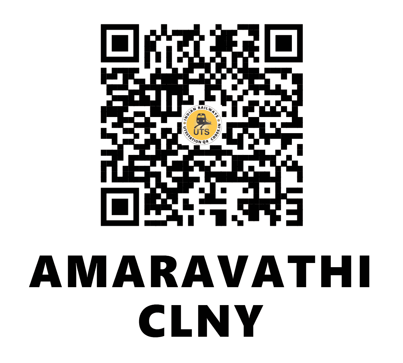 UTS QR Code for AMARAVATHI CLNY - AVC (SW - KARNATAKA)