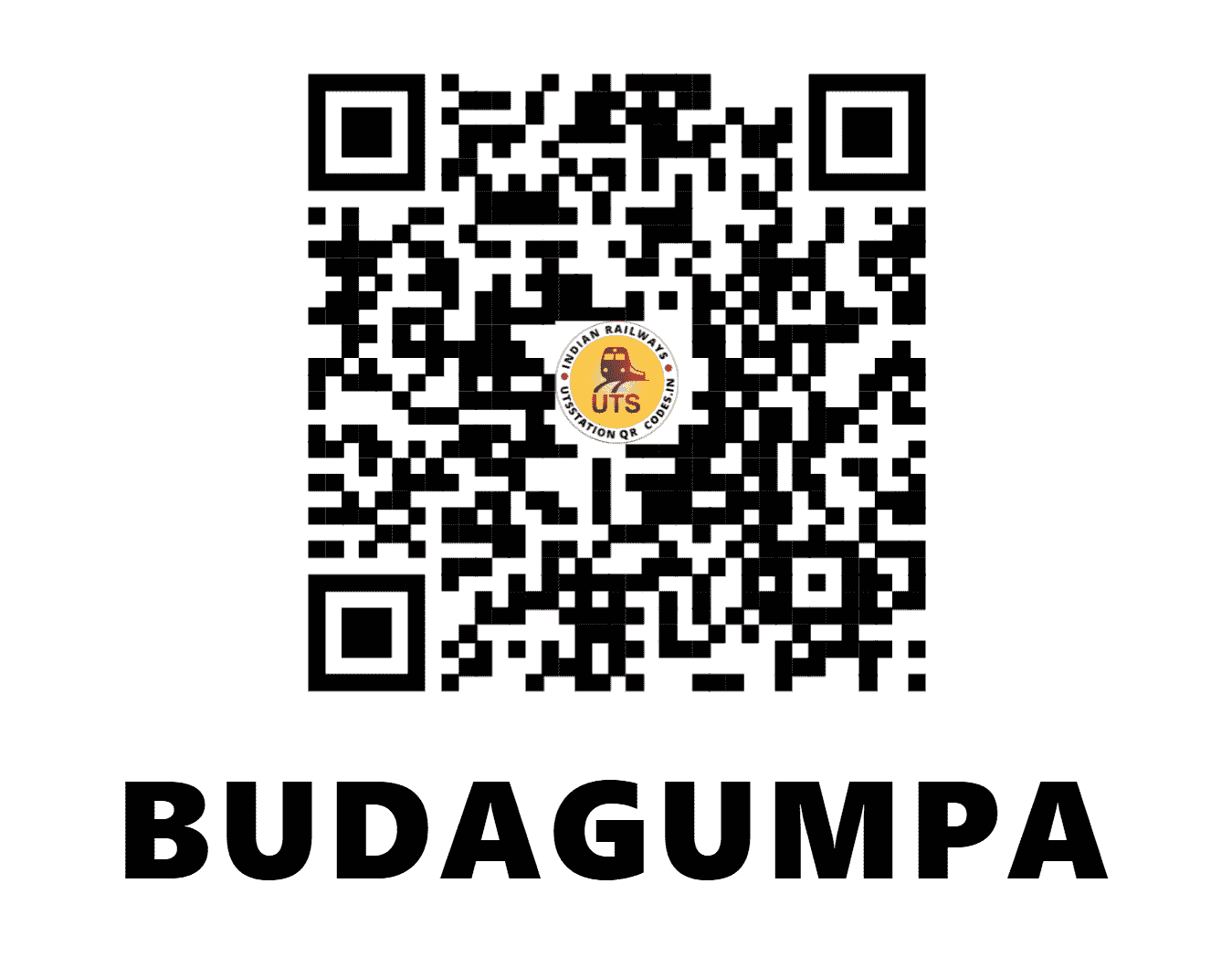 UTS QR Code for BUDAGUMPA - BDGU (SW - KARNATAKA)