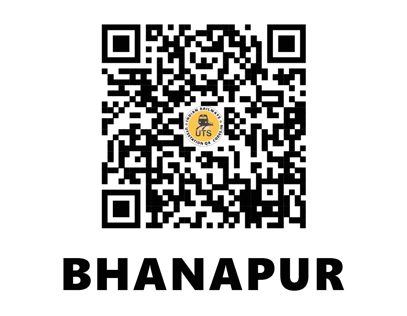 UTS QR Code for BHANAPUR - BNP (SW - KARNATAKA)