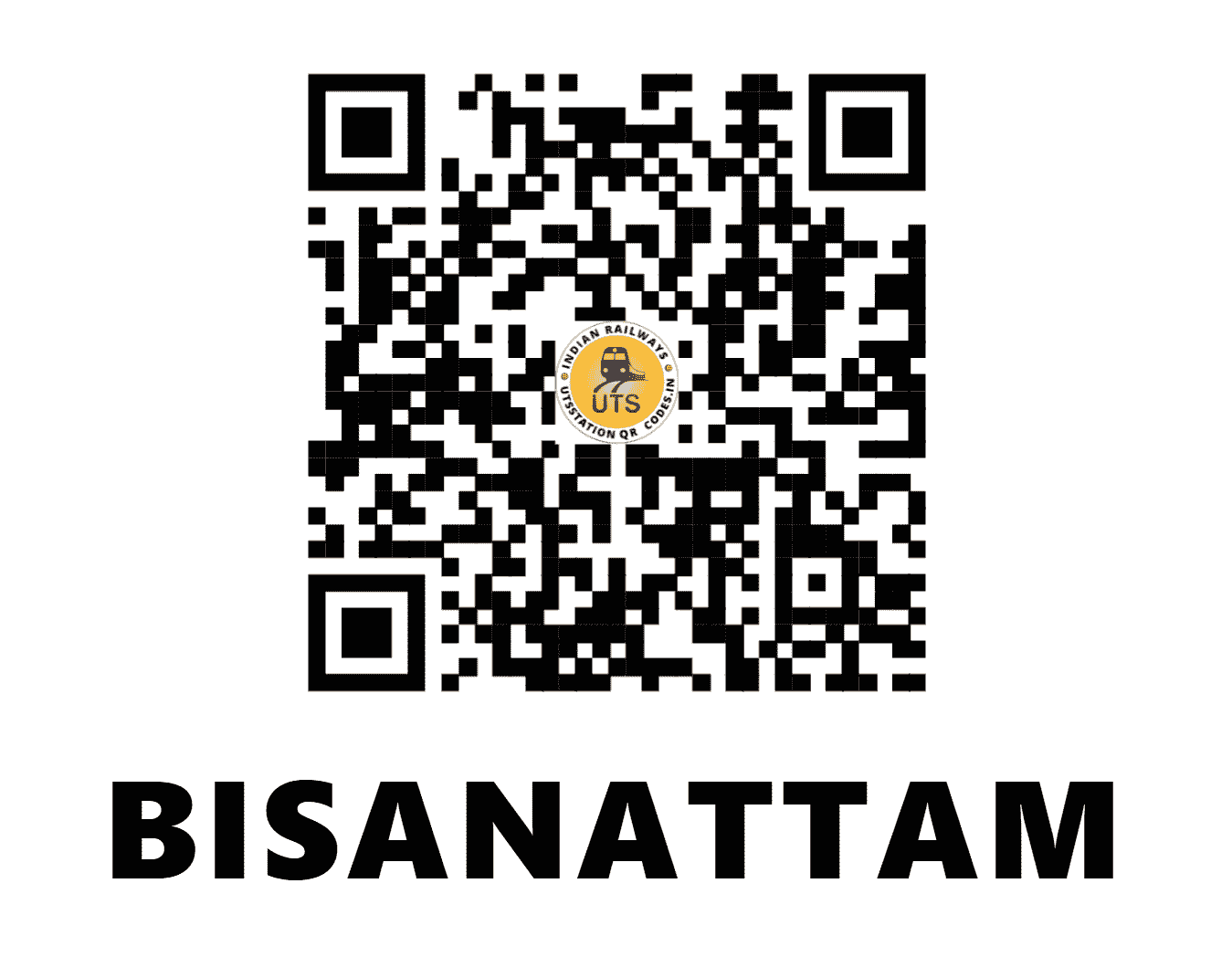 UTS QR Code for BISANATTAM - BSM (SW - KARNATAKA)