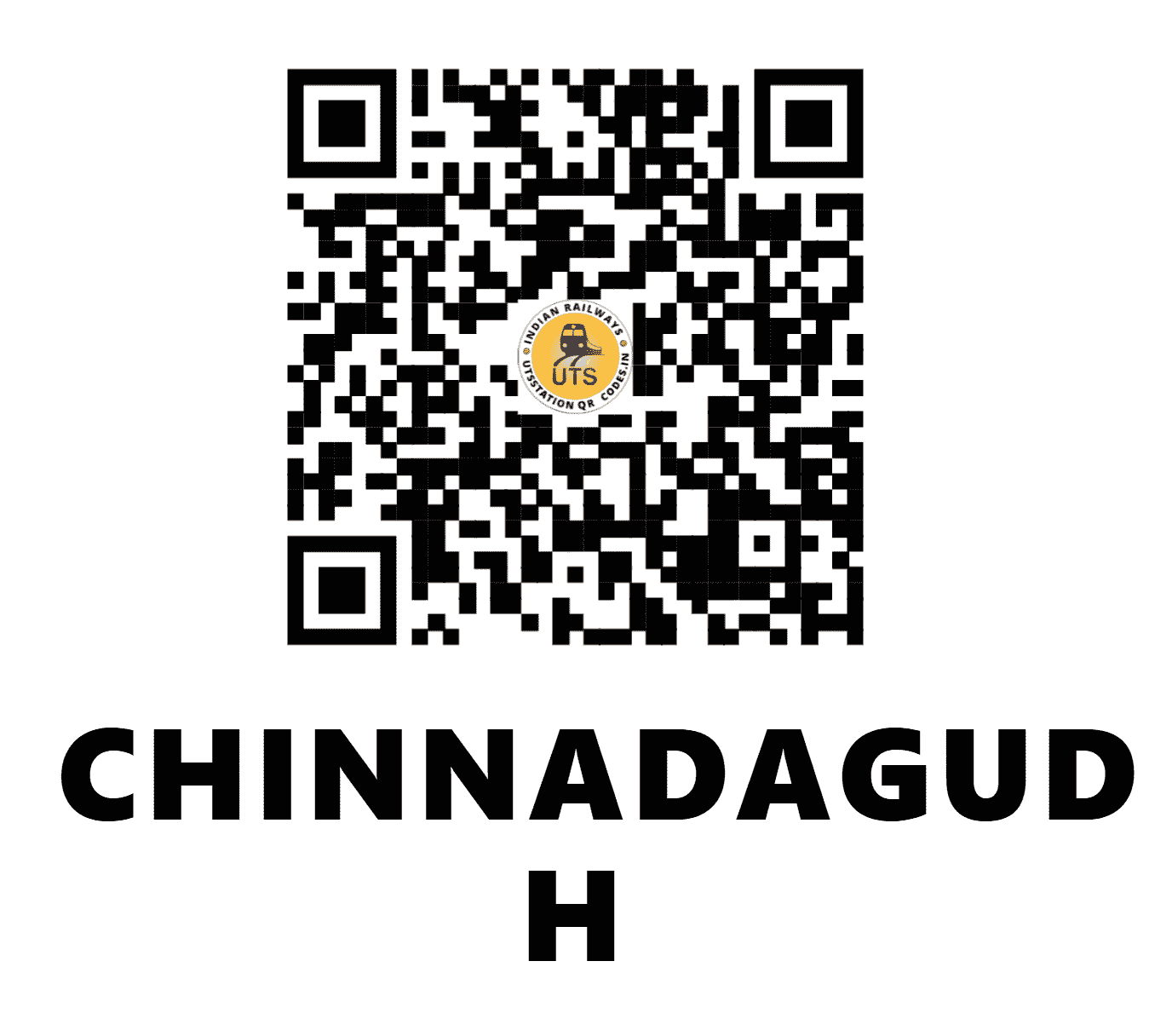 UTS QR Code for CHINNADAGUDIHUNDI H - CGHD (SW - KARNATAKA)