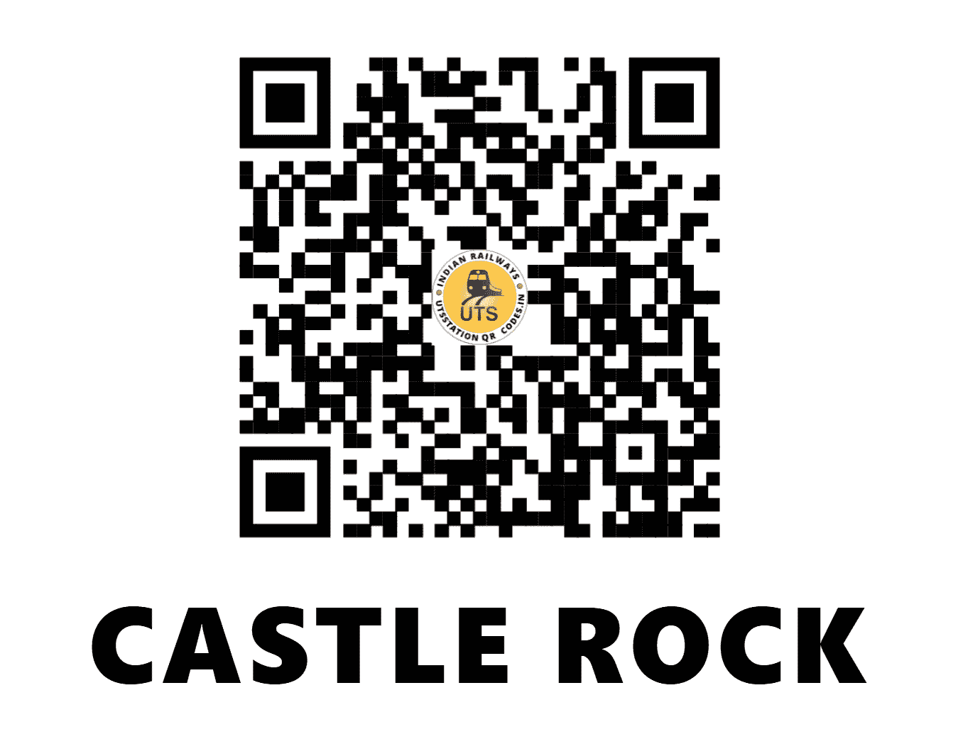 UTS QR Code for CASTLE ROCK - CLR (SW - KARNATAKA)