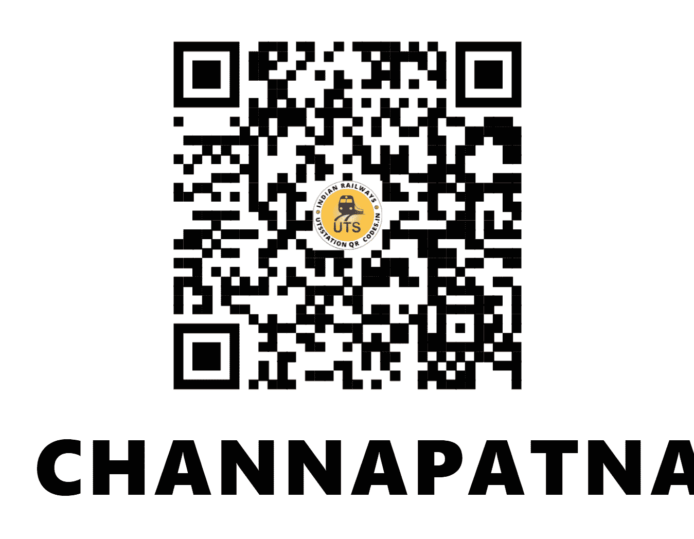 UTS QR Code for CHANNAPATNA - CPT (SW - KARNATAKA)