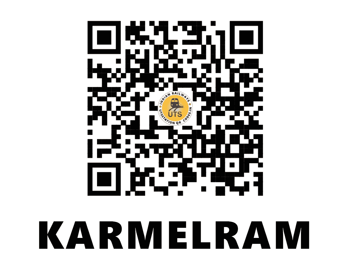 UTS QR Code for KARMELRAM - CRLM (SW - KARNATAKA)