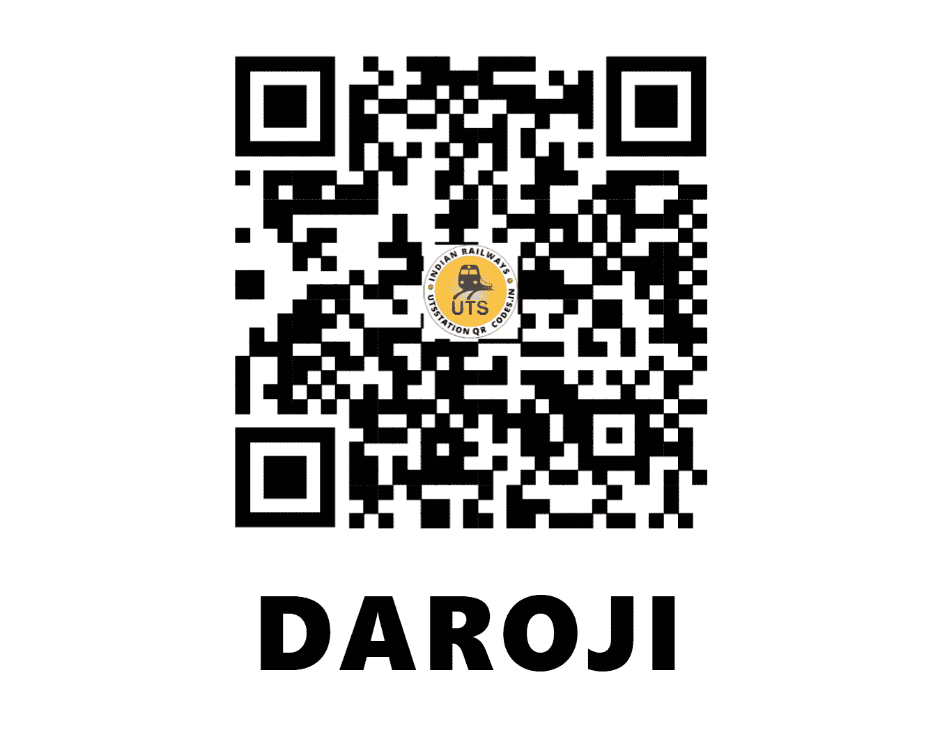 UTS QR Code for DAROJI - DAJ (SW - KARNATAKA)