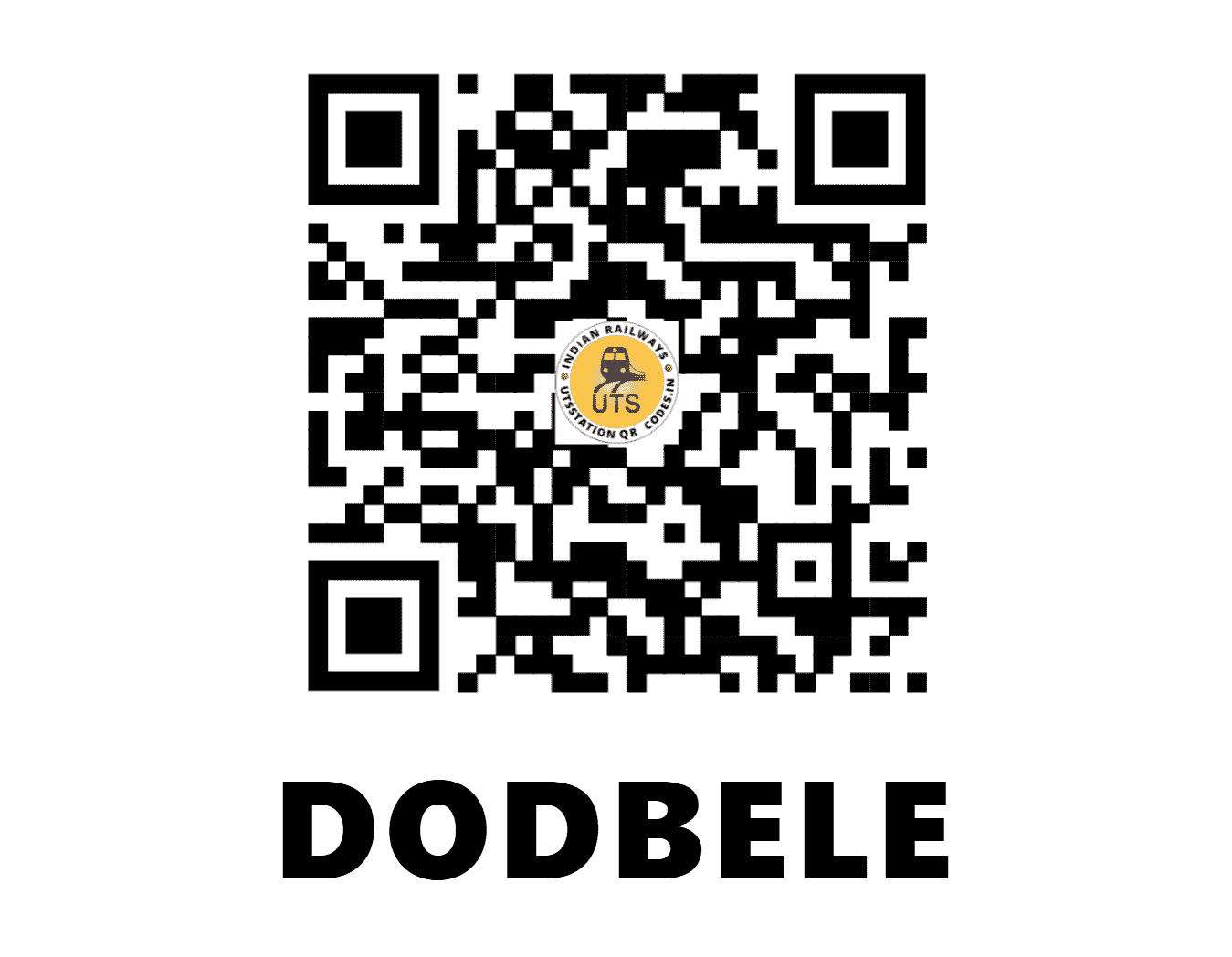 UTS QR Code for DODBELE - DBL (SW - KARNATAKA)