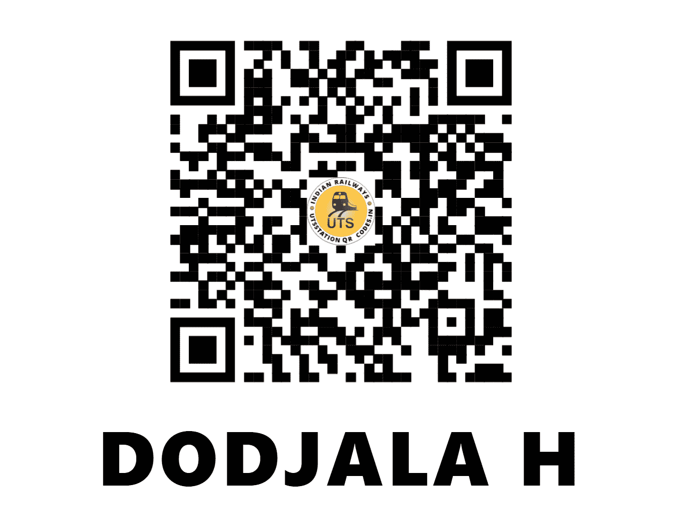 UTS QR Code for DODJALA H - DJL (SW - KARNATAKA)